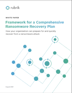 Whitepaper Framework for a comprehensive Ransomware recovery plan