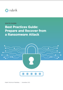 Whitepaper Rubrik Best Practise voor herstel na een ransomware attack