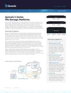 Qumulo C series Storage Platform